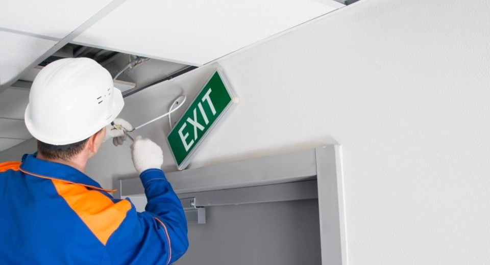 Exit Lighting Installation